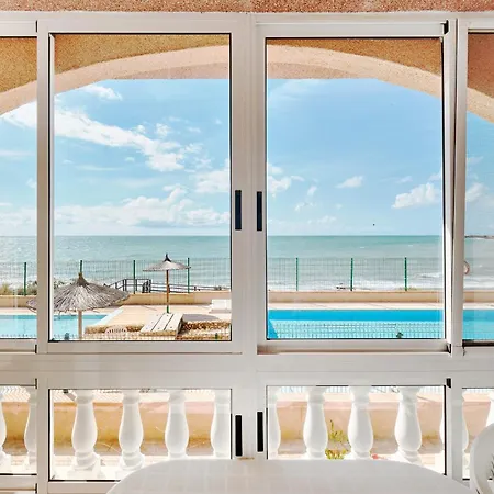 公寓 Espanhouse Martina First Line Sea View With Pool